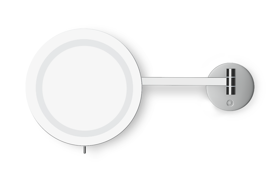 Hyde Miroir Chrome - Bentley - vue 1